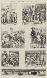 Bocetos en la Regata de Ryde